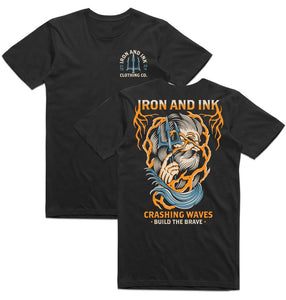 RESTOCKED "Poseidon" unisex t-shirt-Black