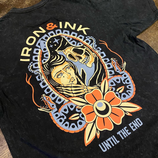 New "Until the End" mineral washed shirt